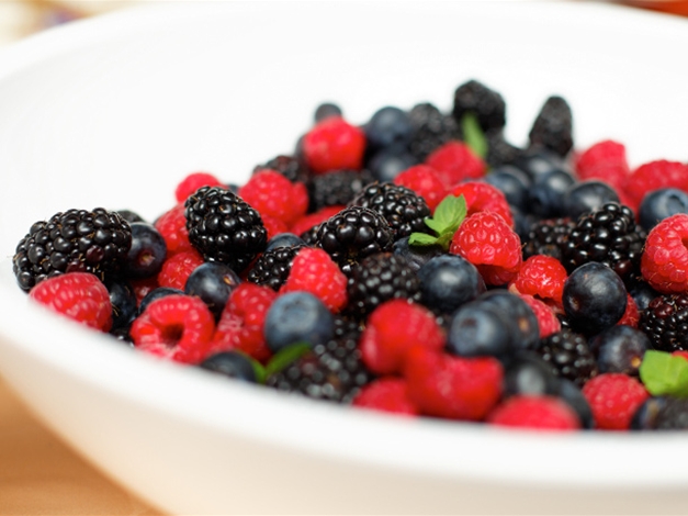 Waldbeeren mit Ziabaione